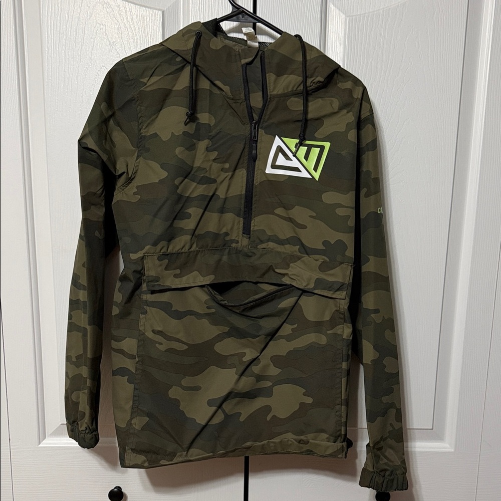 Camouflage Wind Breaker with Logo